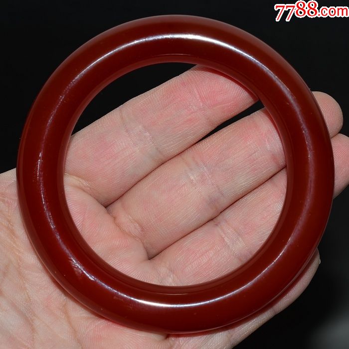 和田玉红玉油润十足大户人家富贵手镯
