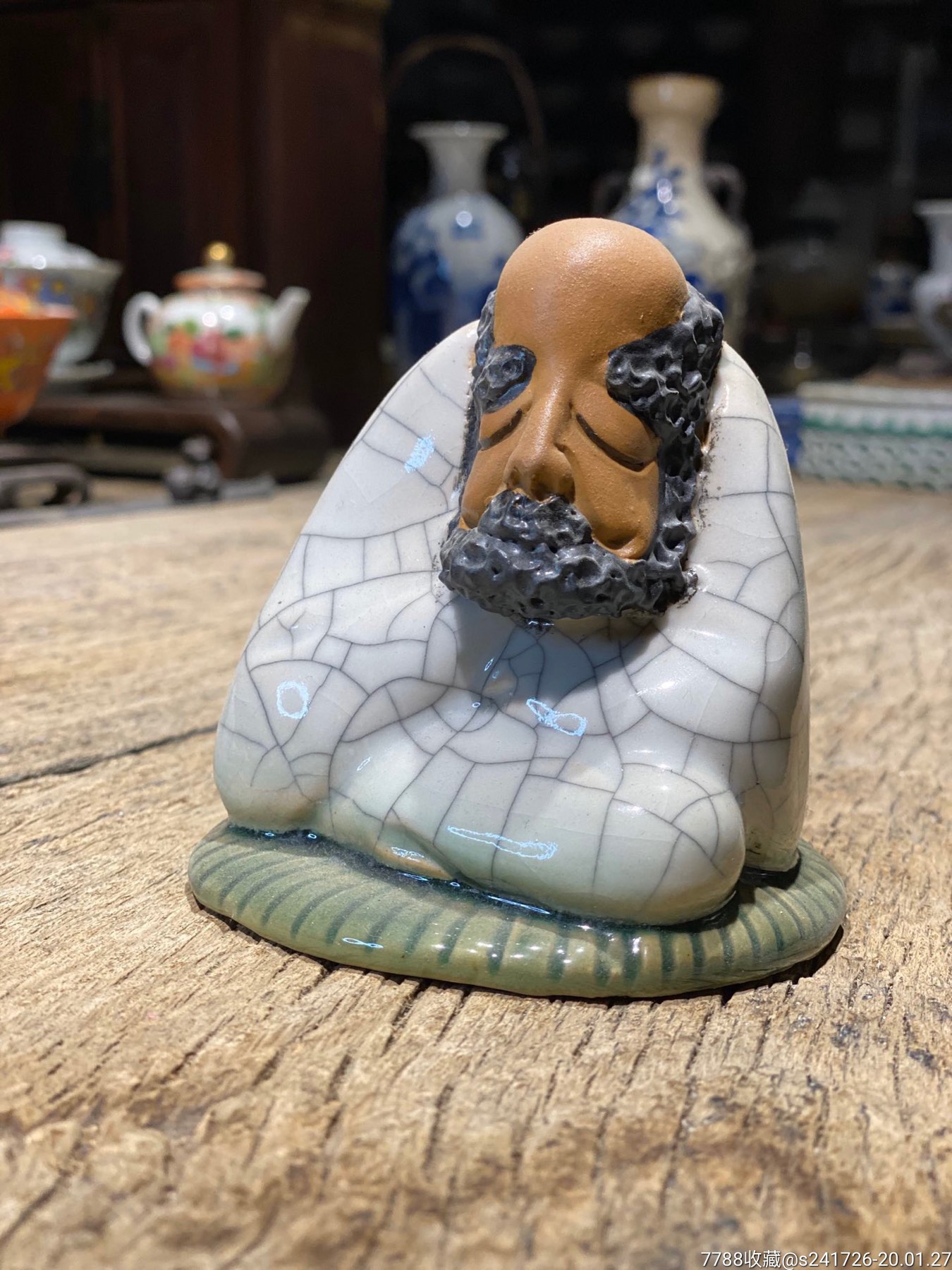 1269石湾公仔禅意达摩-其他陶器-7788收藏__收藏热线