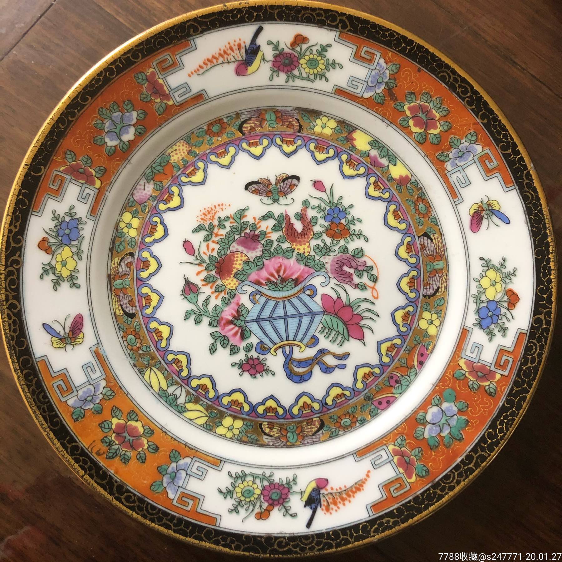 广彩盘_彩绘瓷/彩瓷_第8张_7788瓷器