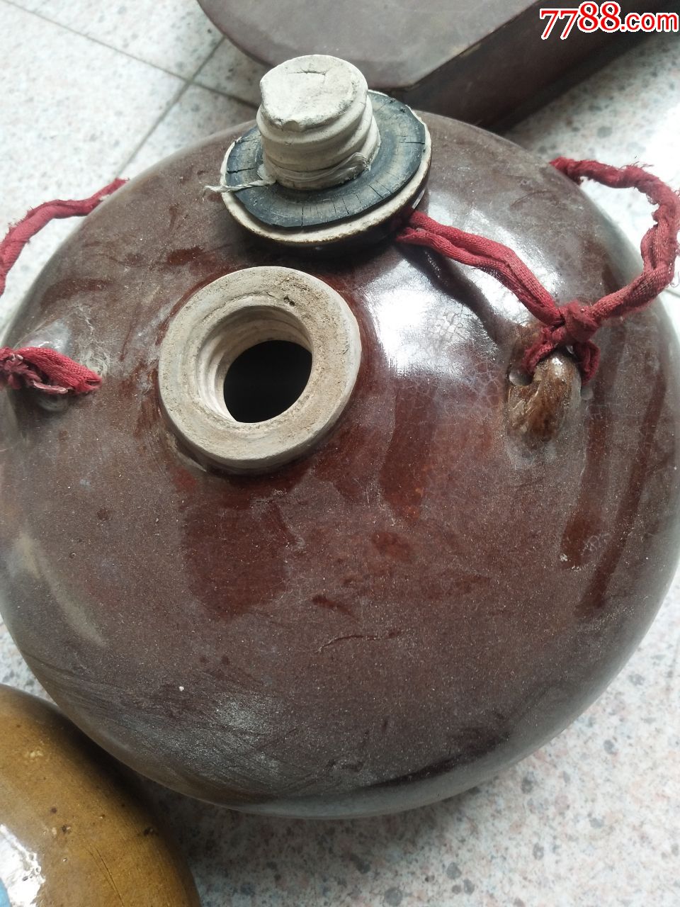 古代古董民俗老款式物件瓷器怀旧清朝民国汤婆子烫鳖子热水取暖罐