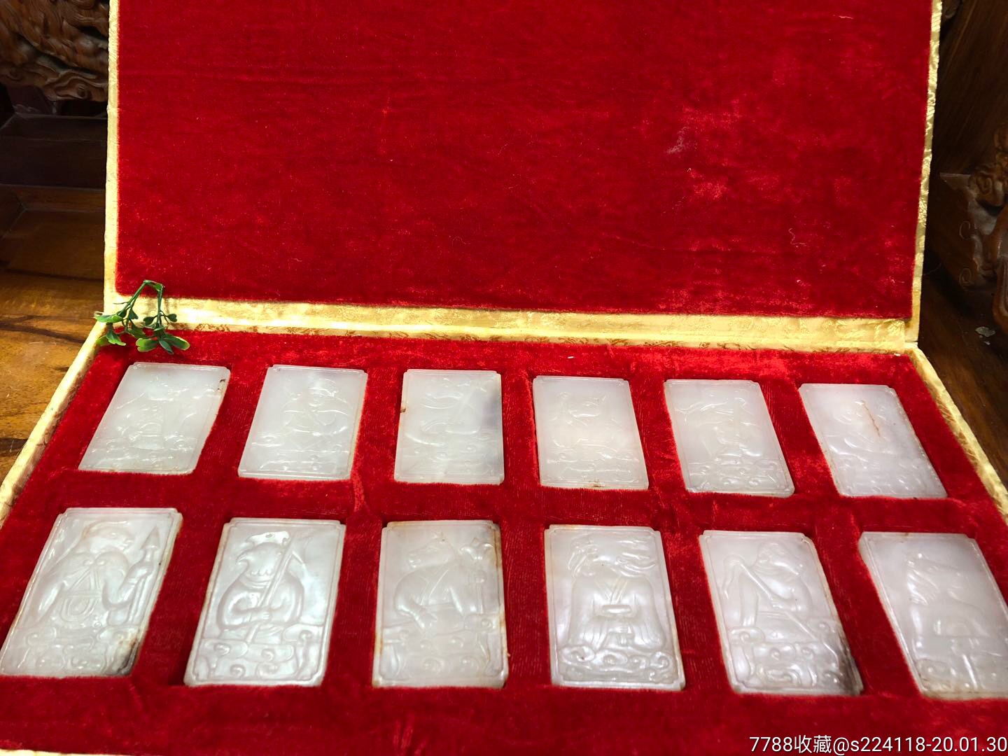 和田玉十二生肖带板