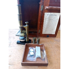 二战时期，民国满洲时期，美国医用显微镜(se70872281)_7788收藏__收藏热线