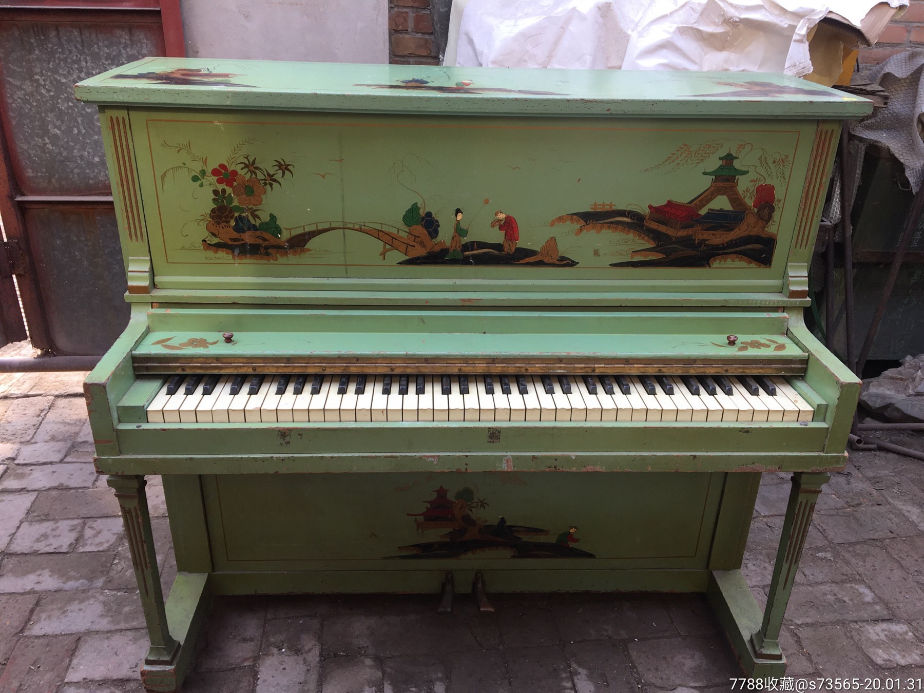 美国百年古董钢琴