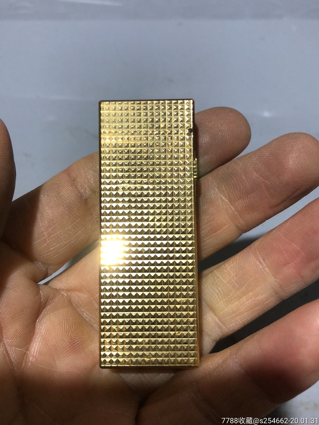 登喜路包金打火机