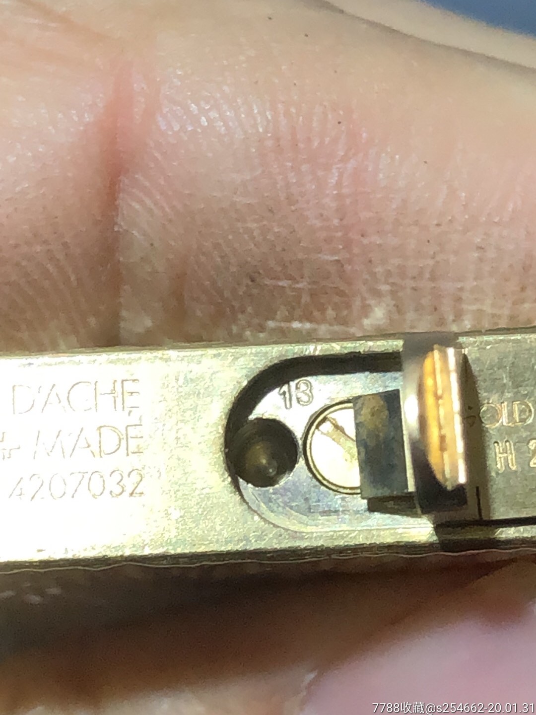 都彭超薄型carandache打火机