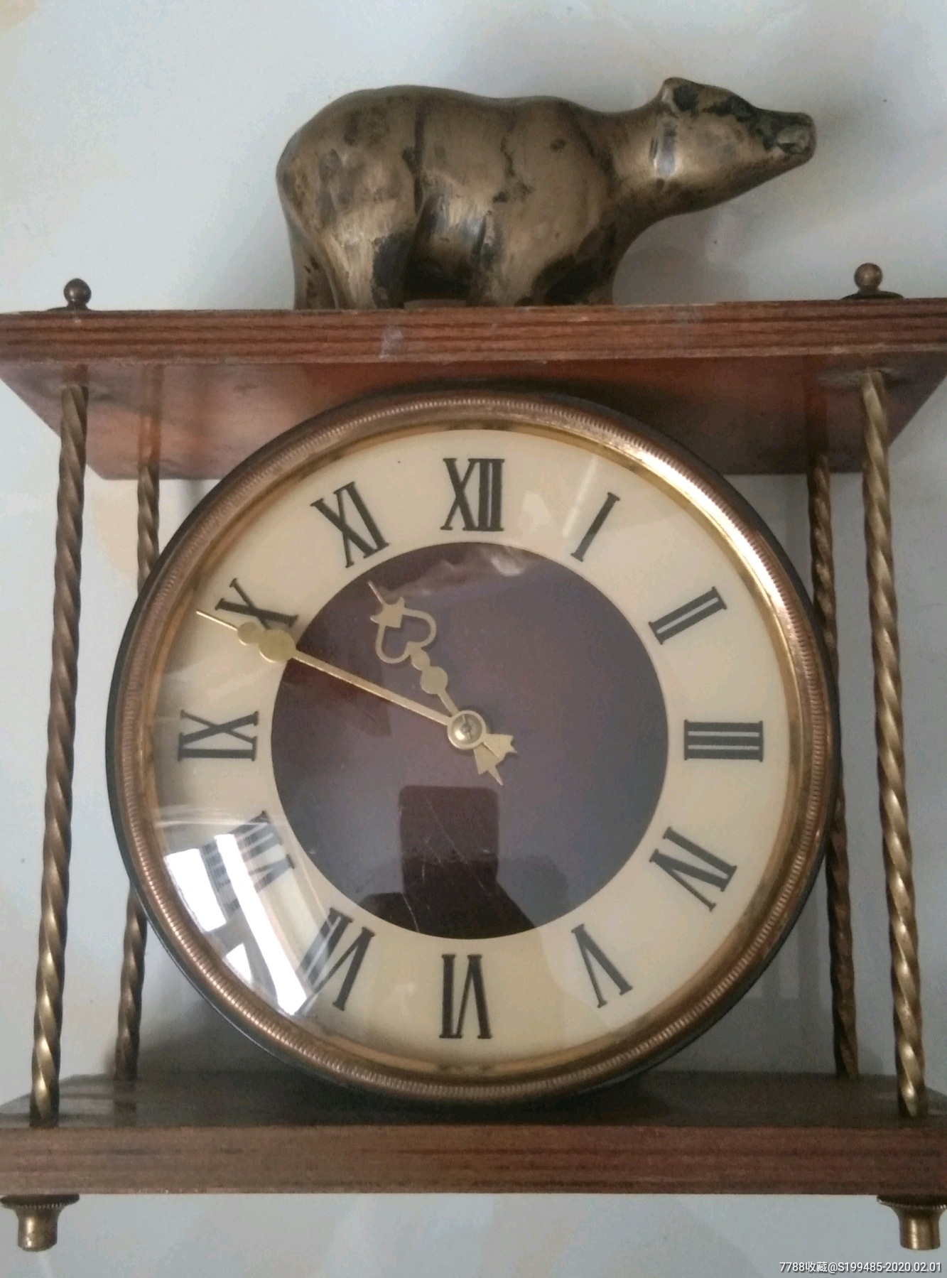 前苏联机械座钟