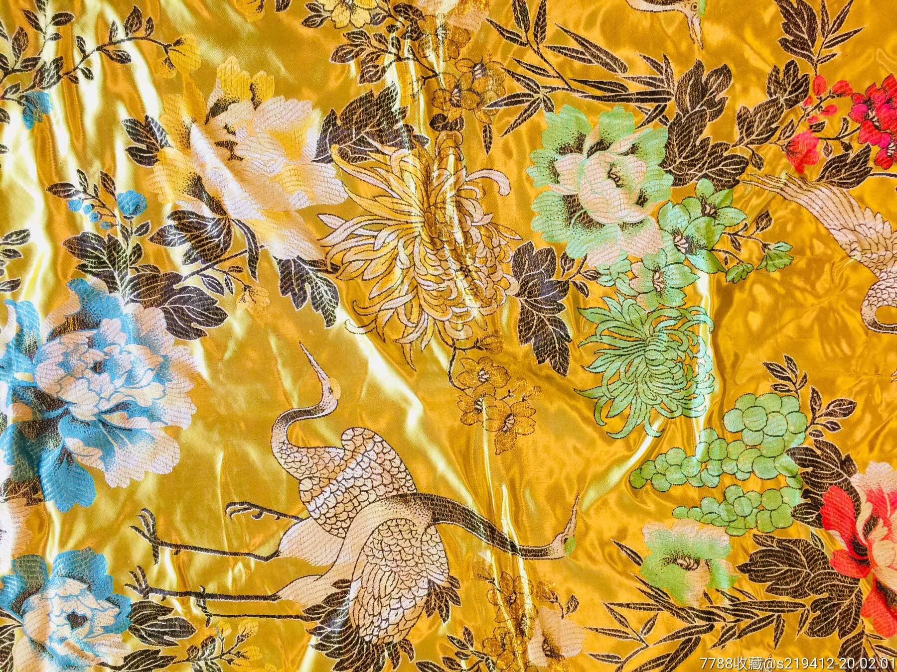 杭州丝绸高级十二彩织锦被面-价格:98.0000元-se70893623-丝织画-零售