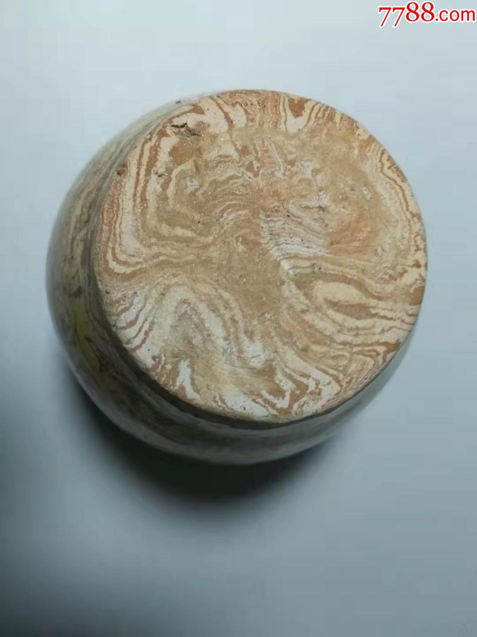 唐代绞胎水盂_黄釉瓷_第5张_7788瓷器
