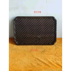 七十年代紫檀竹接式茶盘，品像一流，非常漂亮，全品正常使用(se70929765)_7788收藏__收藏热线