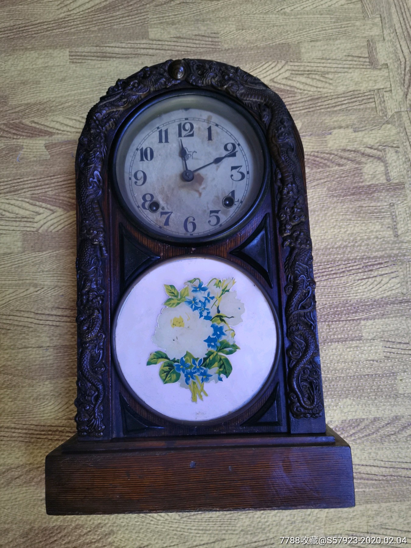 民国日本老座钟_座钟/落地钟_第1张_7788钟表收藏