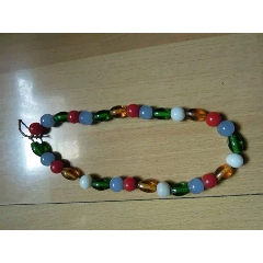 民国时期老玻璃料手串，小项链(se70936996)_7788收藏__收藏热线