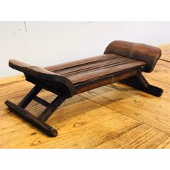 清中期紫竹凉枕，全品无松动，正常使用。(se70941926)_7788收藏__收藏热线