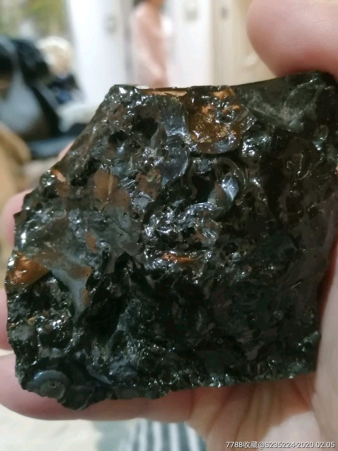 极品黑曜石原石