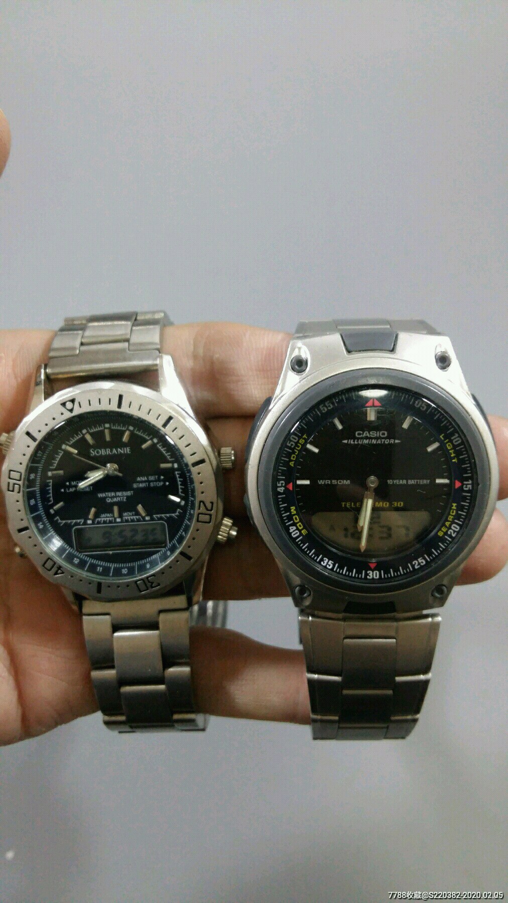 {武汉加油}外国石英男式手表两个