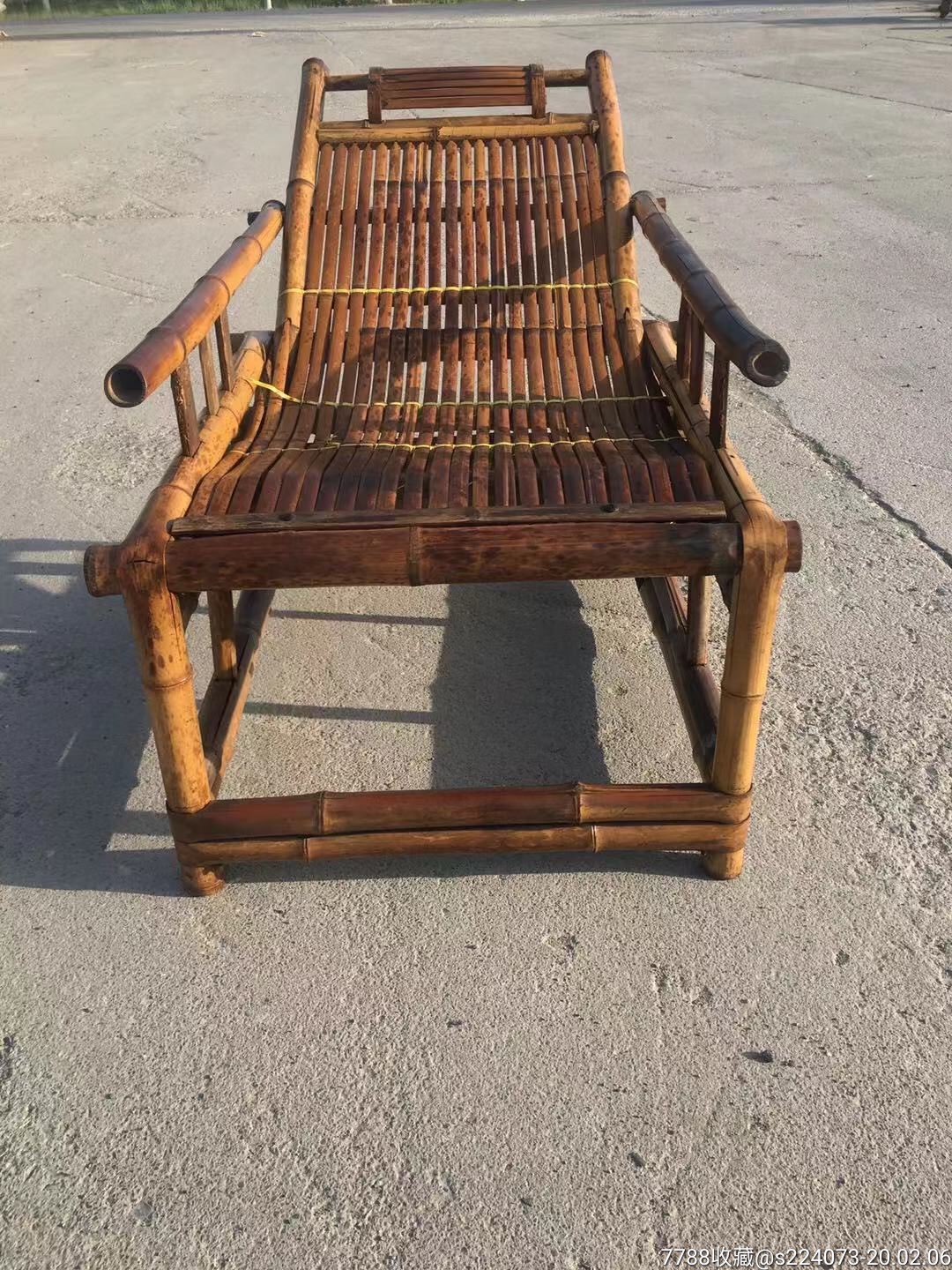 民国时期斑竹凉椅做工精致优雅