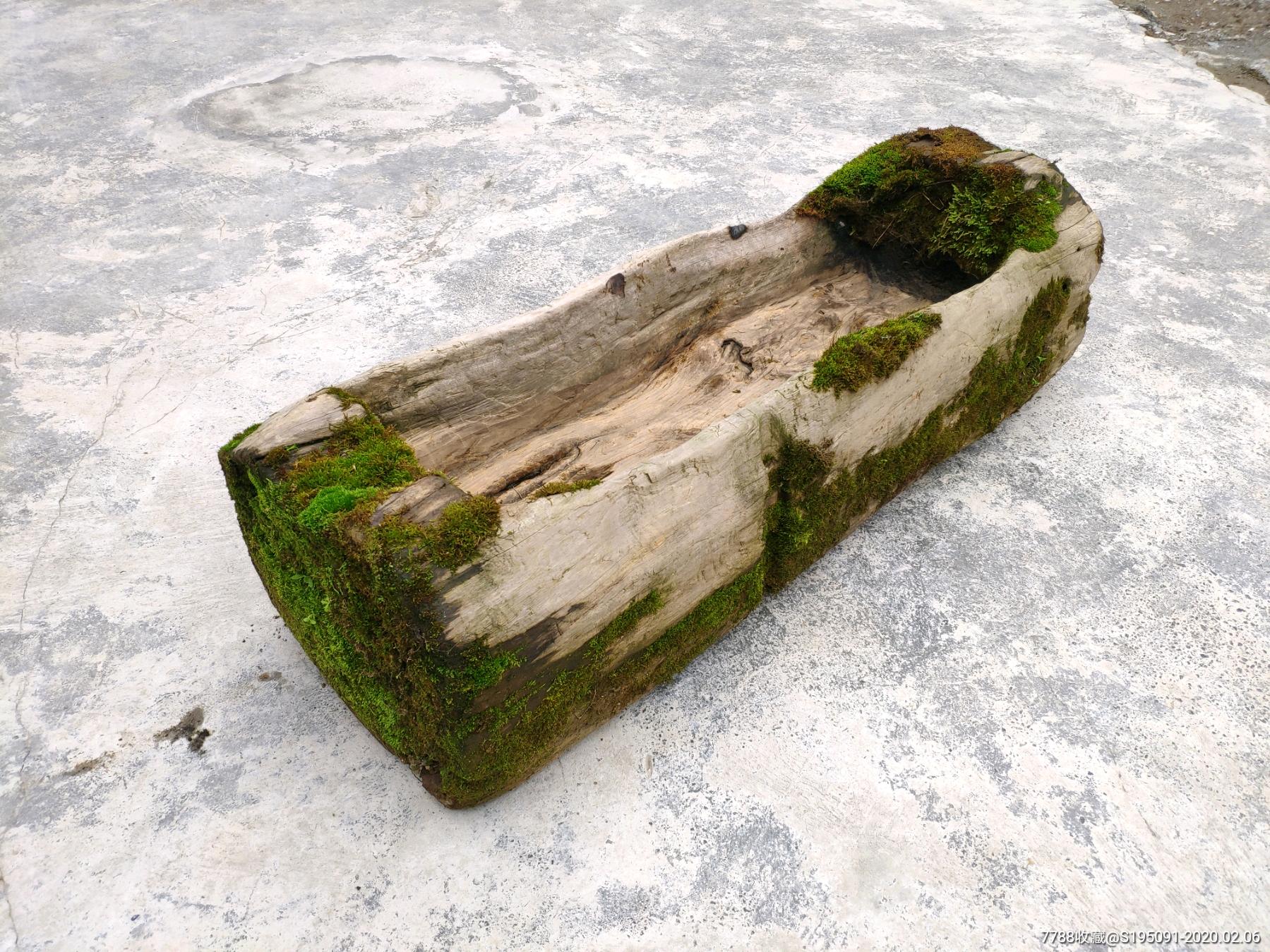 百年风化实木老木槽多肉花盆