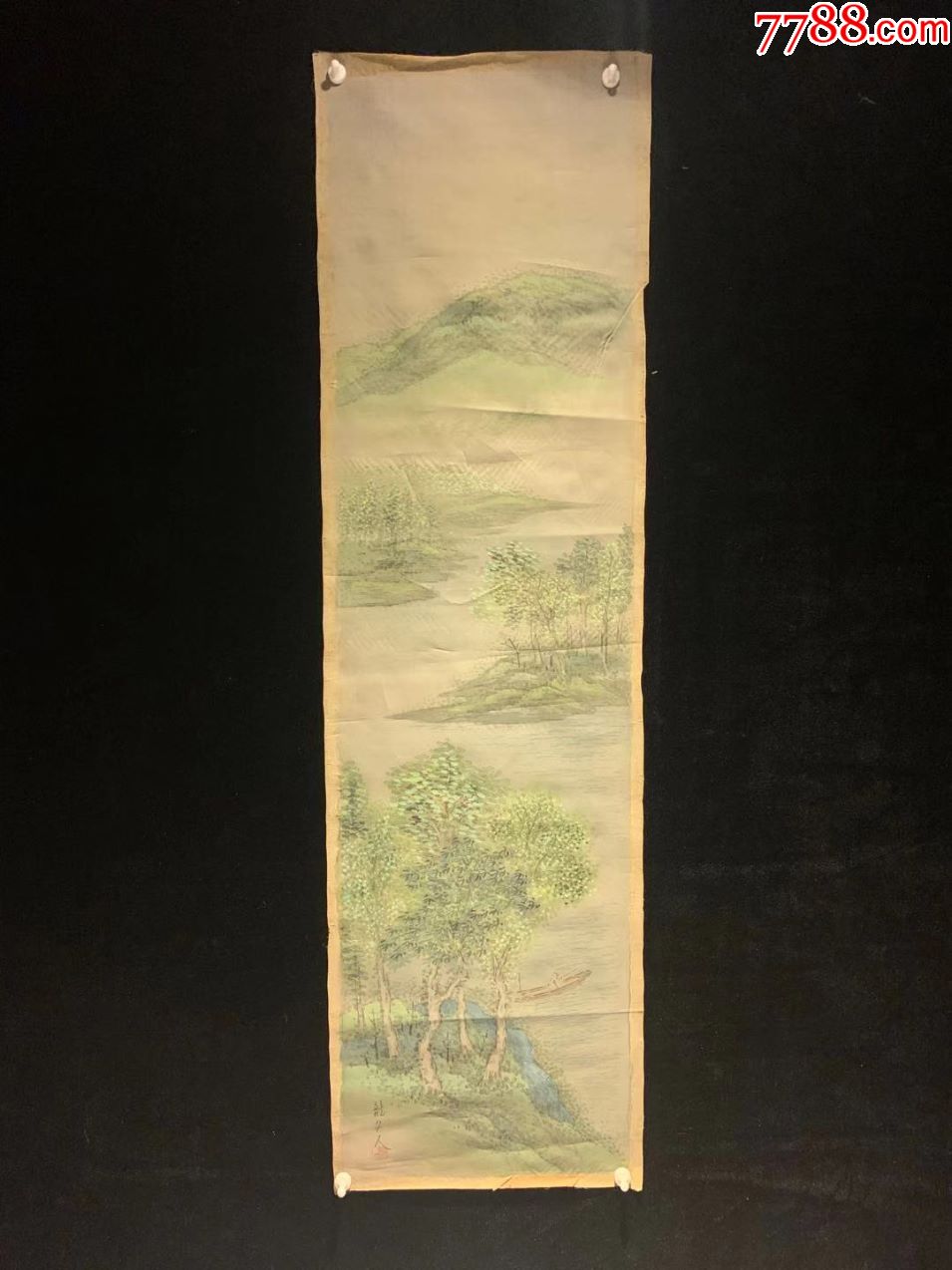 林独钓回流字画清代民国挂卷轴茶室书房真迹收藏书道_第1张_7788书画