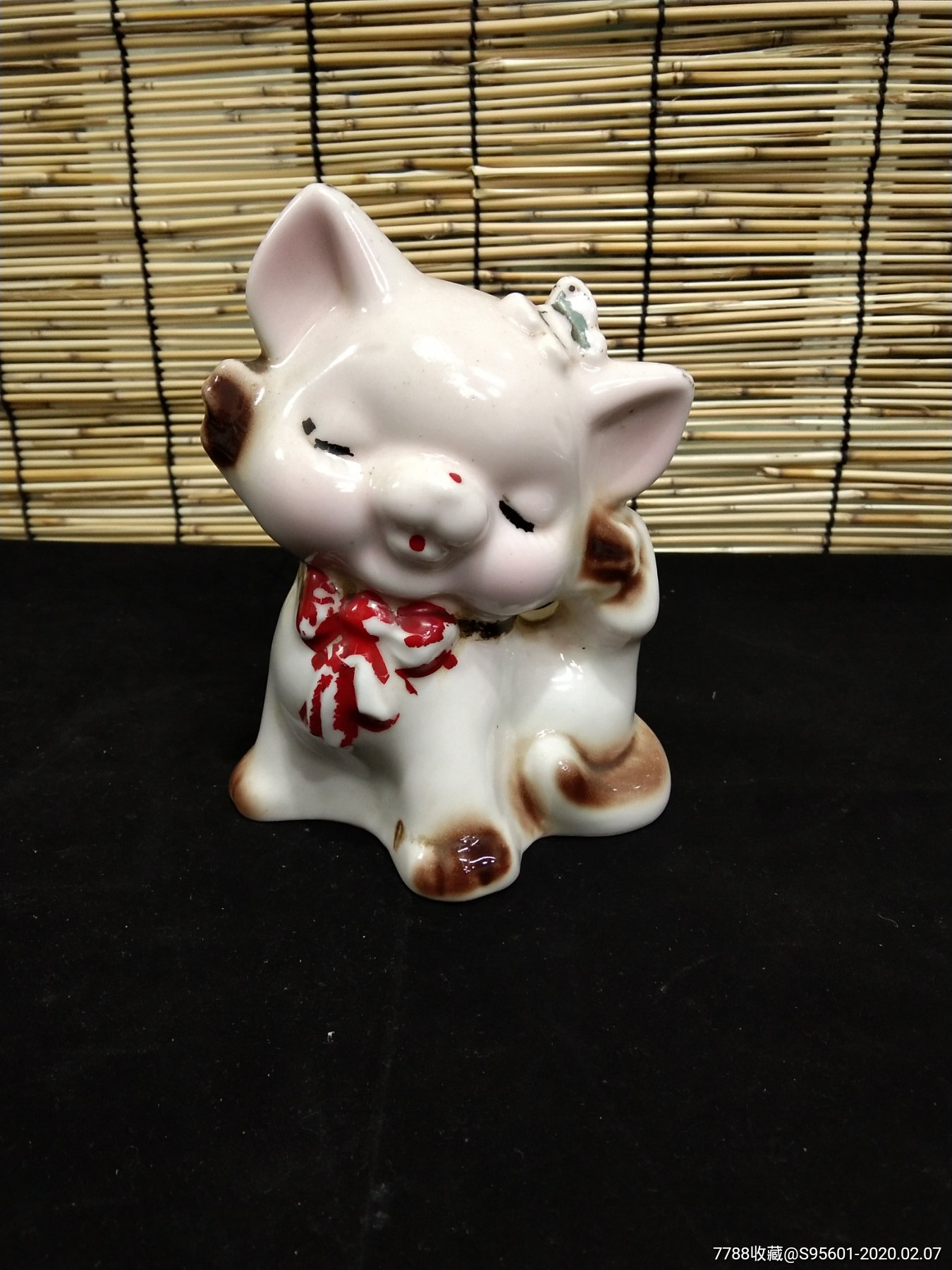 唐山文革小猫存钱罐