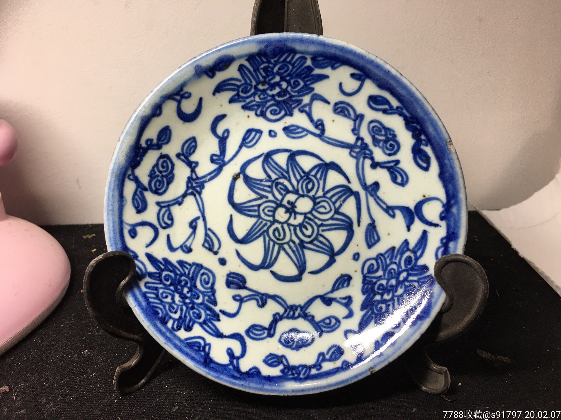 清代嘉道时期青花盘