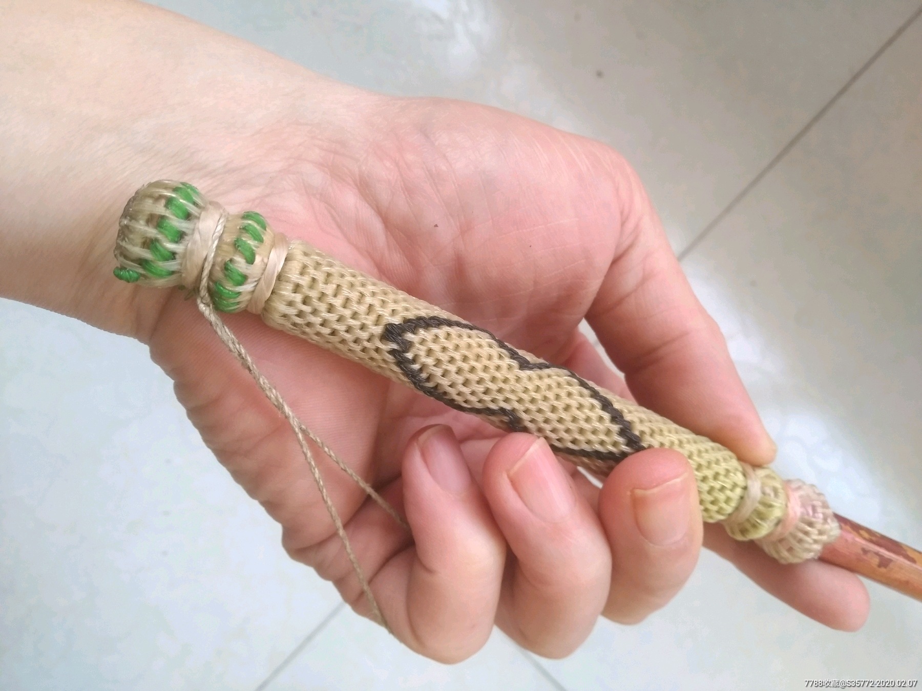 藤条马鞭,柔韧,八十厘米-植物编织工艺品-7788旧书网