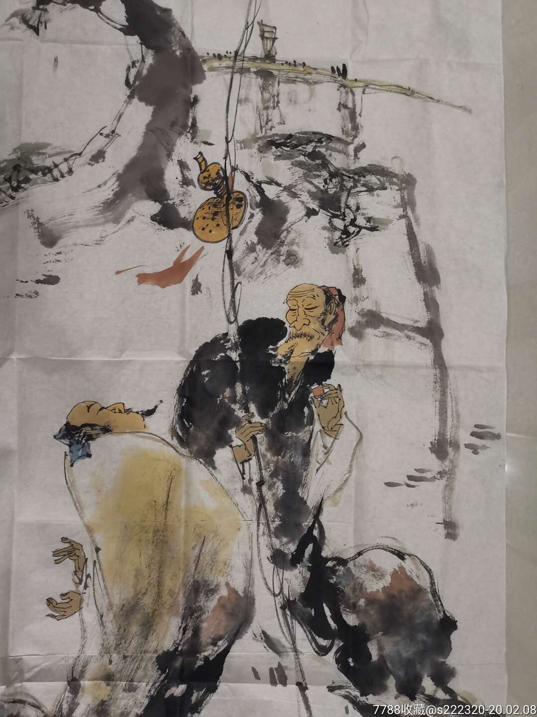 当代书画美术名人李傅宇人物画