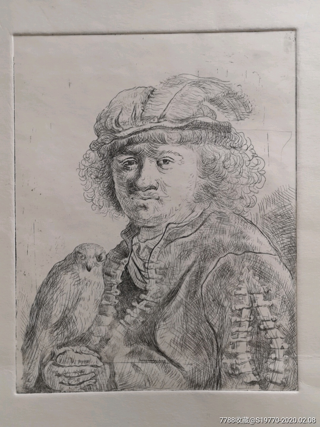 8开铜版画临摹作品