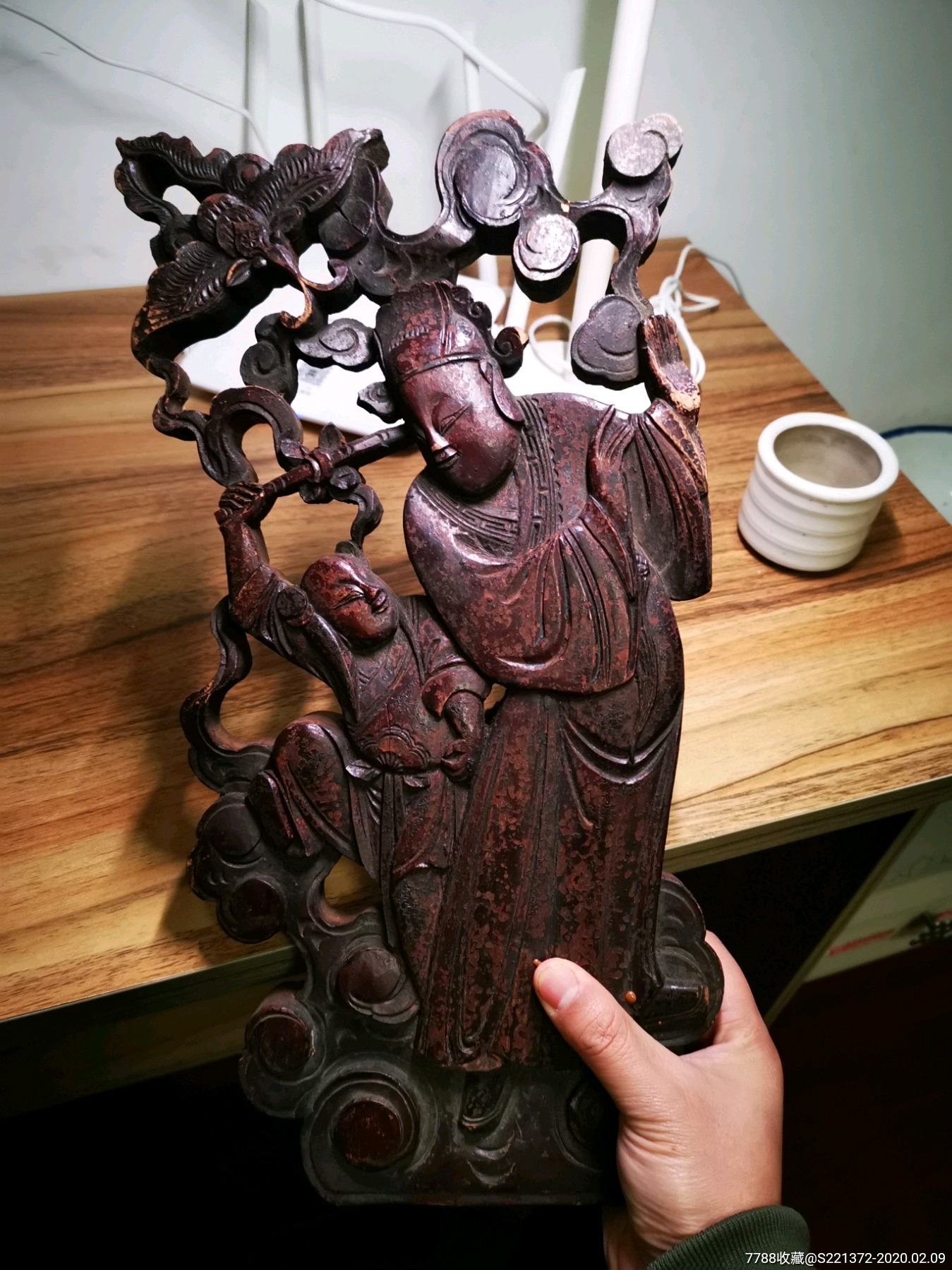 清代人物木雕花板-价格:1500元-se71008294-木雕花板-零售-7788收藏__收藏热线