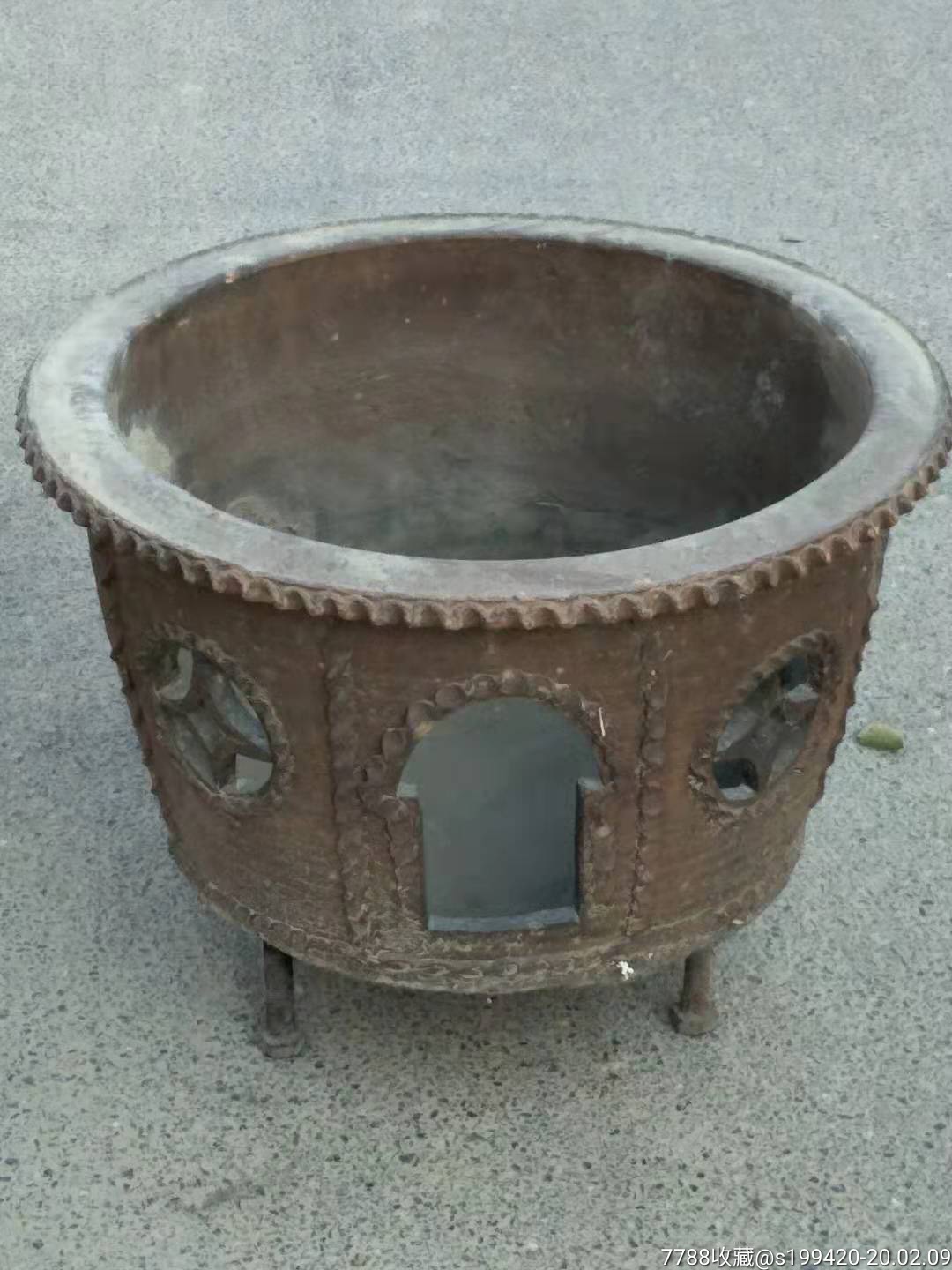 清代铸铁老火盆正常使用全品包老880元不包邮