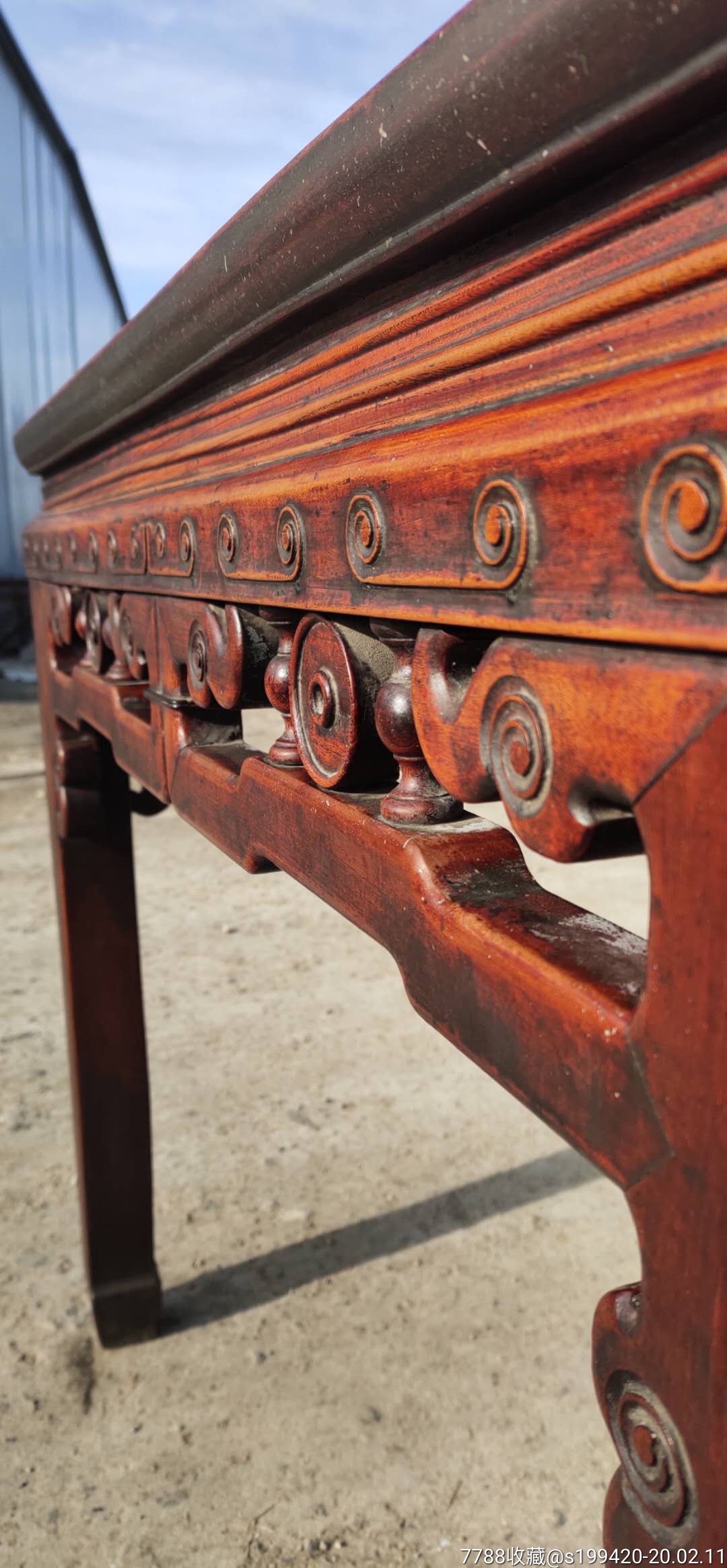 清末民初血榉木八仙桌品相包浆一流难得全品无修补使用超值2380元不