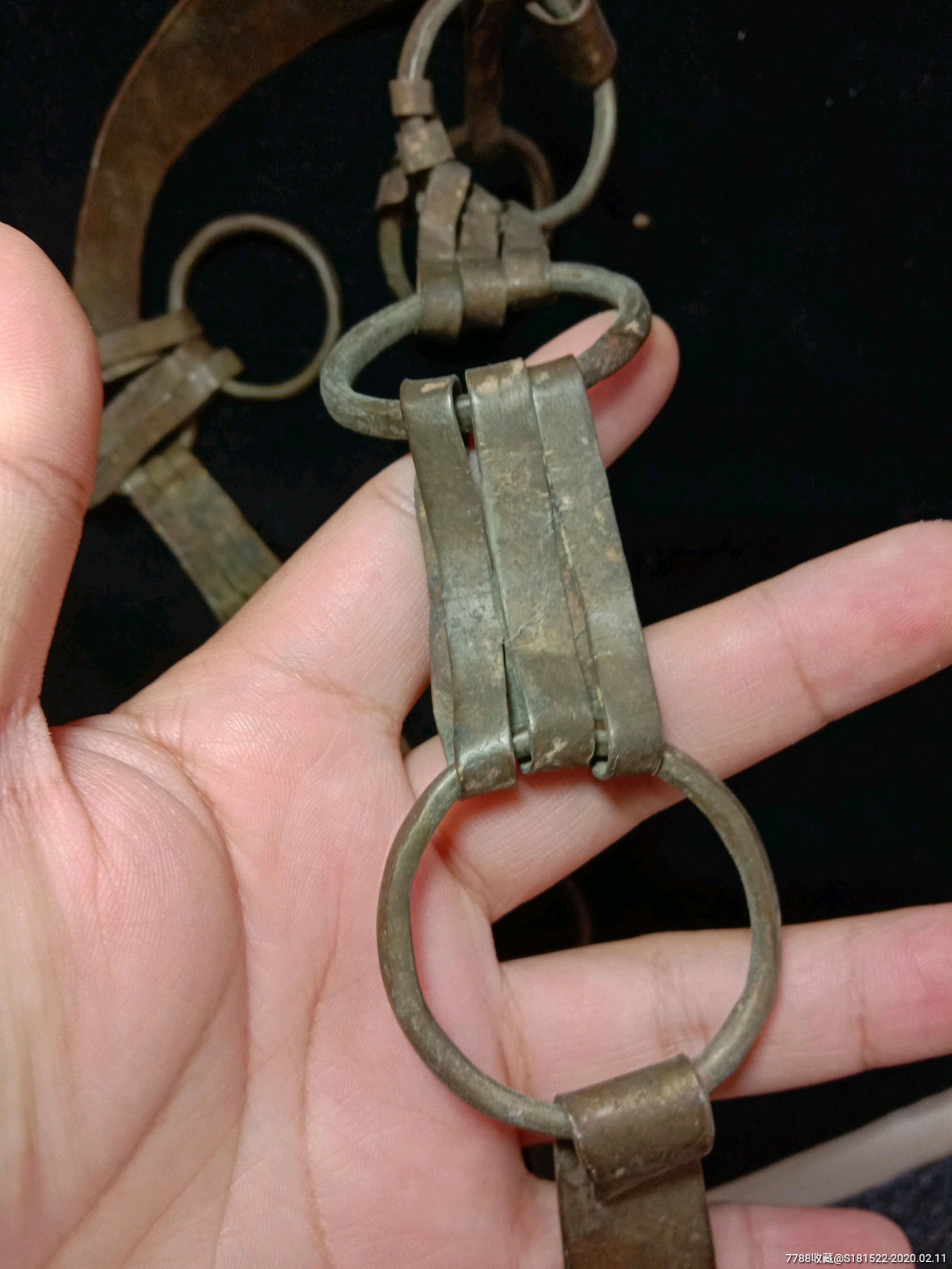 五十年代左右马嚼子铜质马嚼子马具vintage