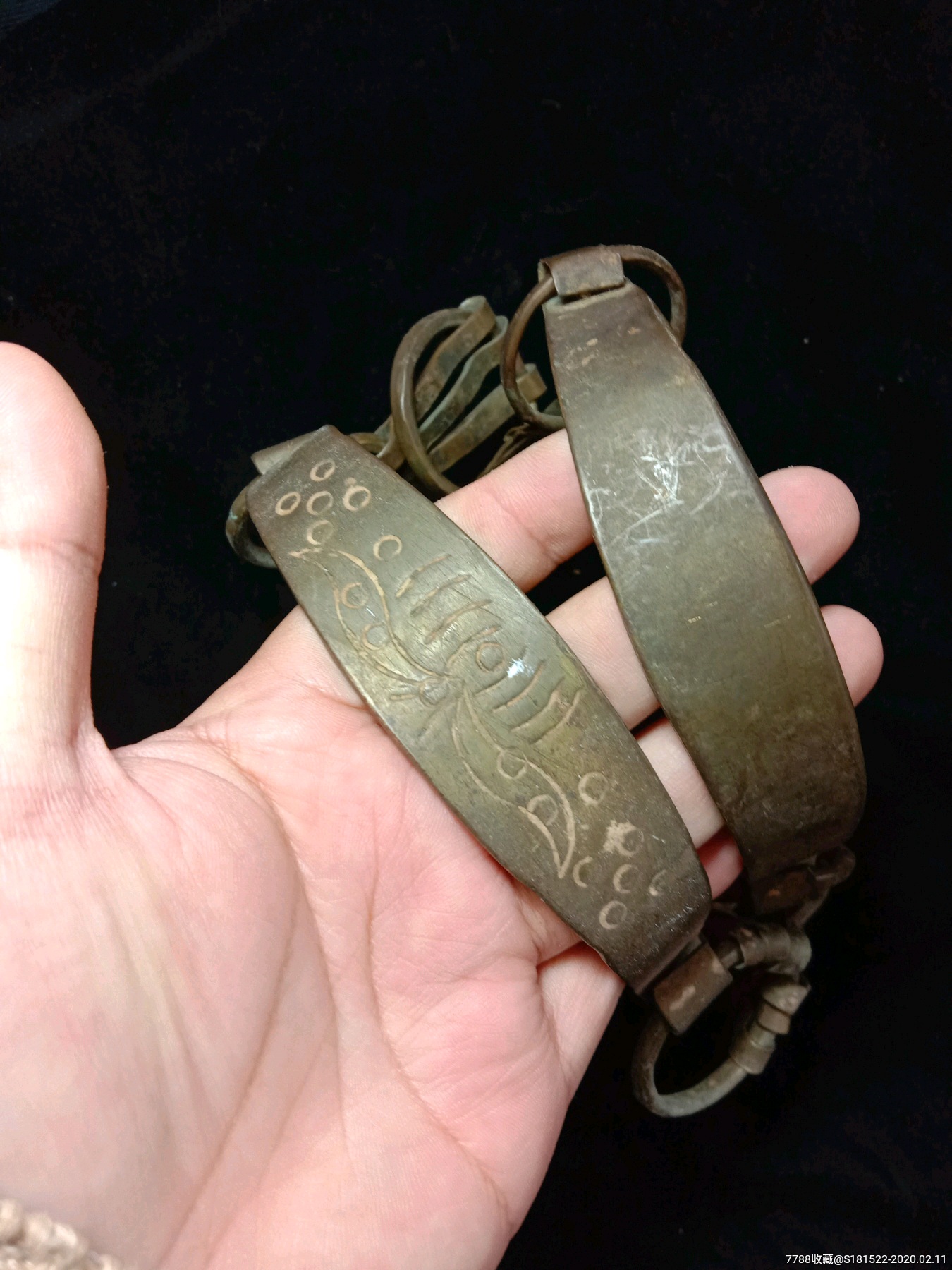 五十年代左右马嚼子铜质马嚼子马具vintage