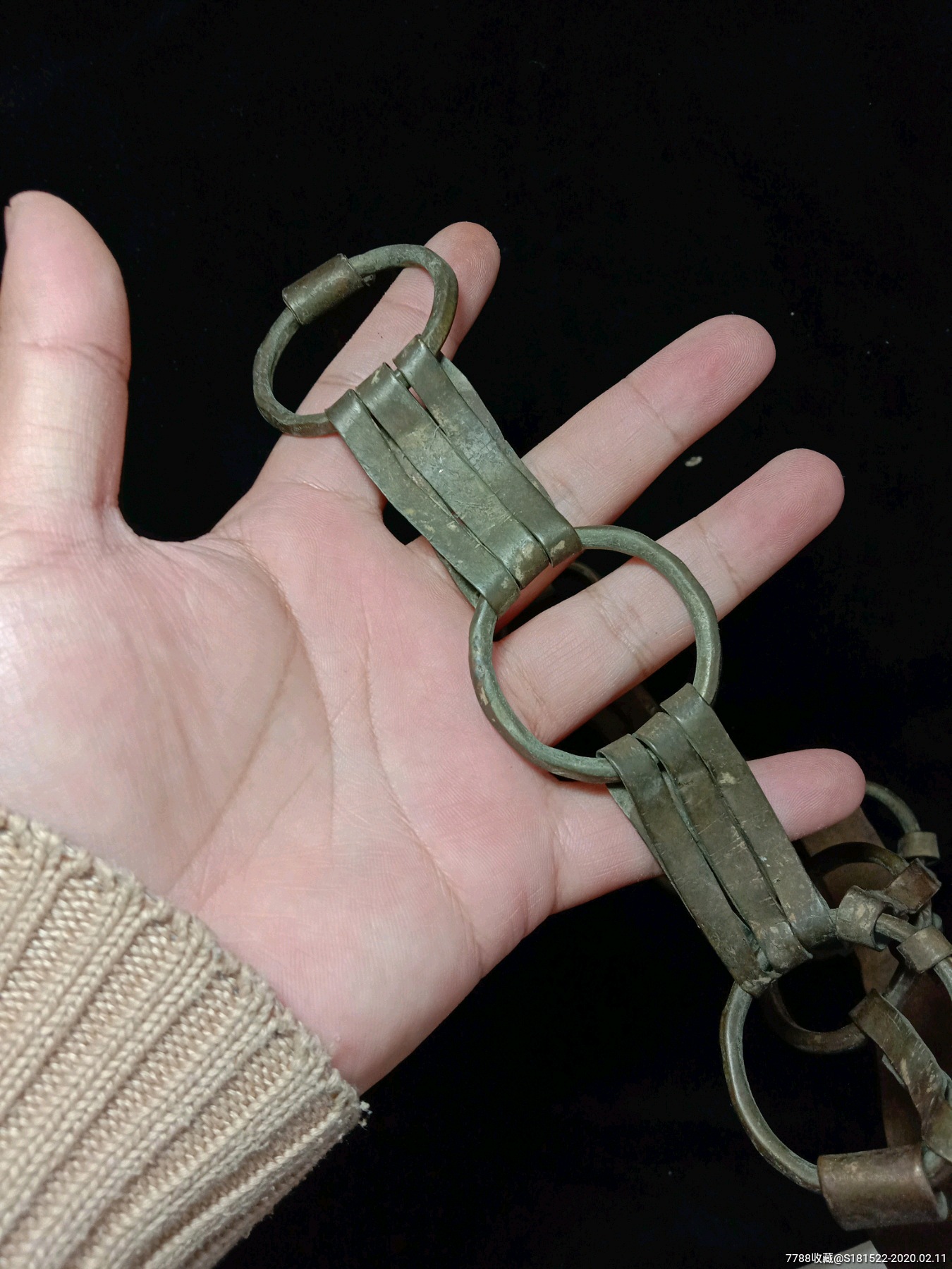 五十年代左右马嚼子铜质马嚼子马具vintage