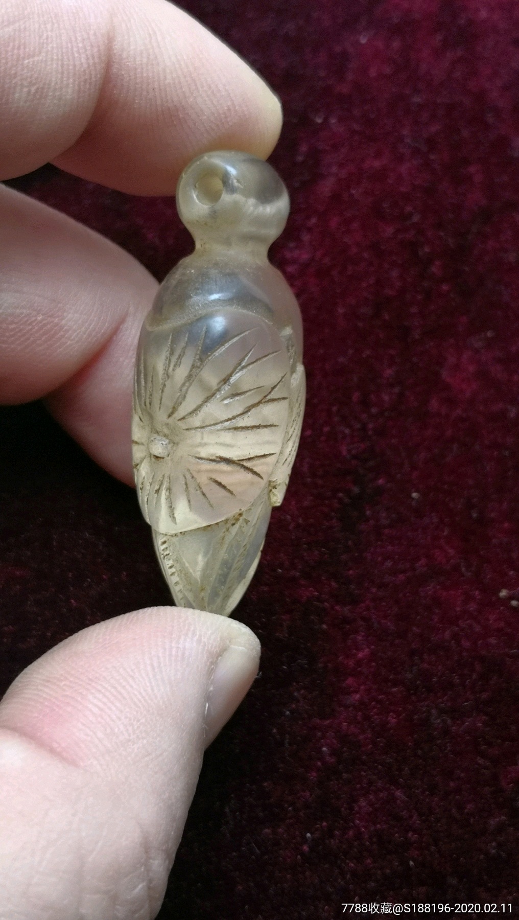 辽金件～～水晶坠