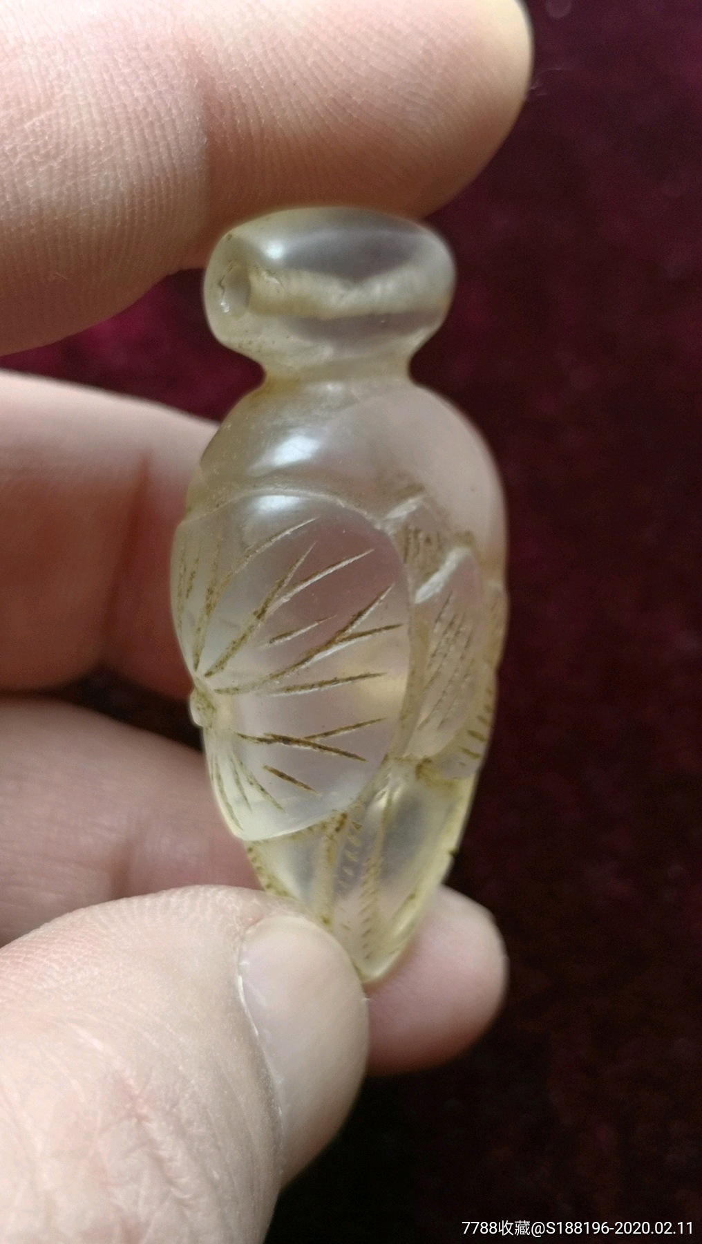 辽金件～～水晶坠