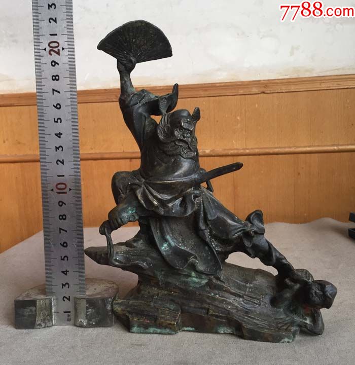 镇宅抗疫钟馗打鬼铜摆件