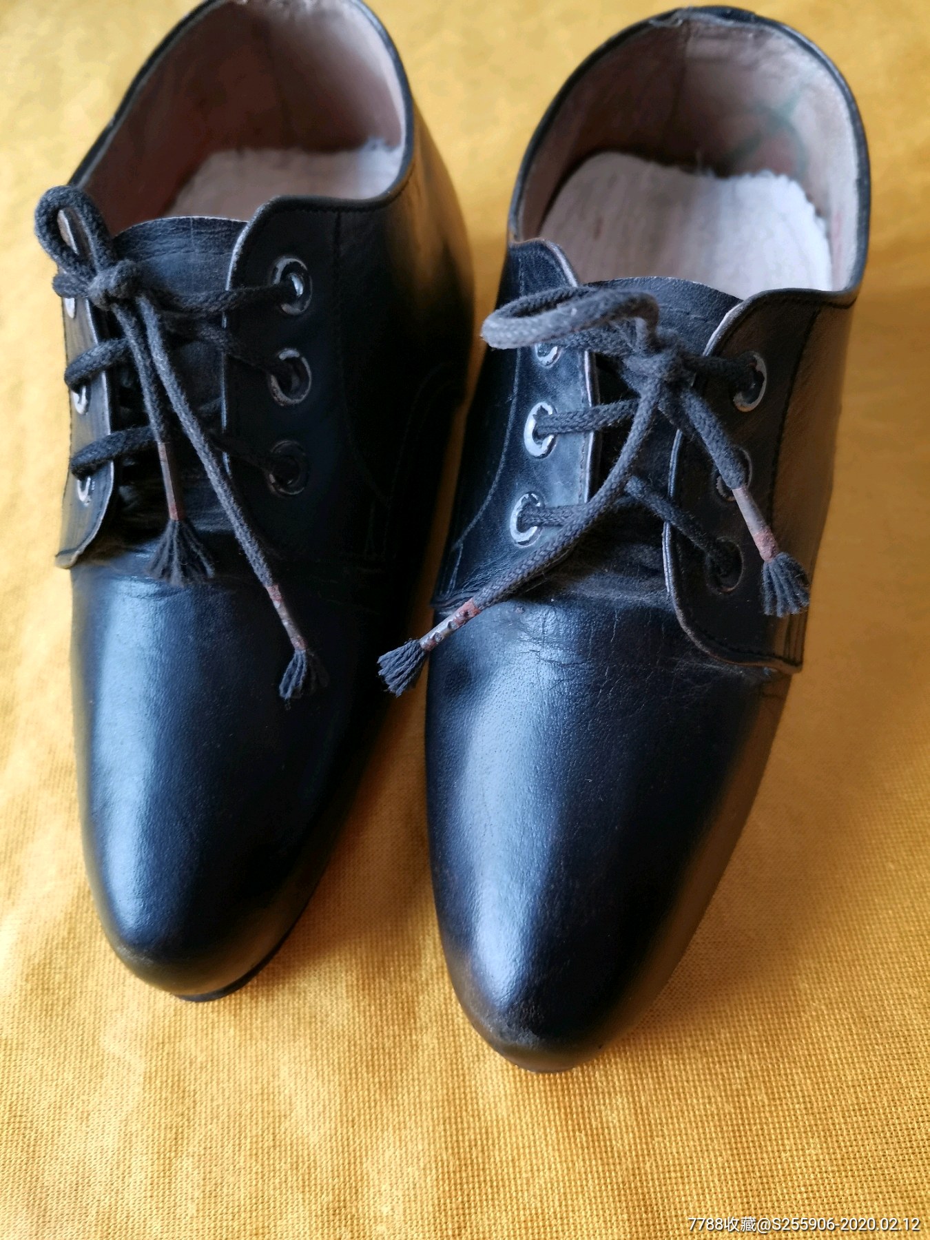 清末民初尖尖女人皮鞋