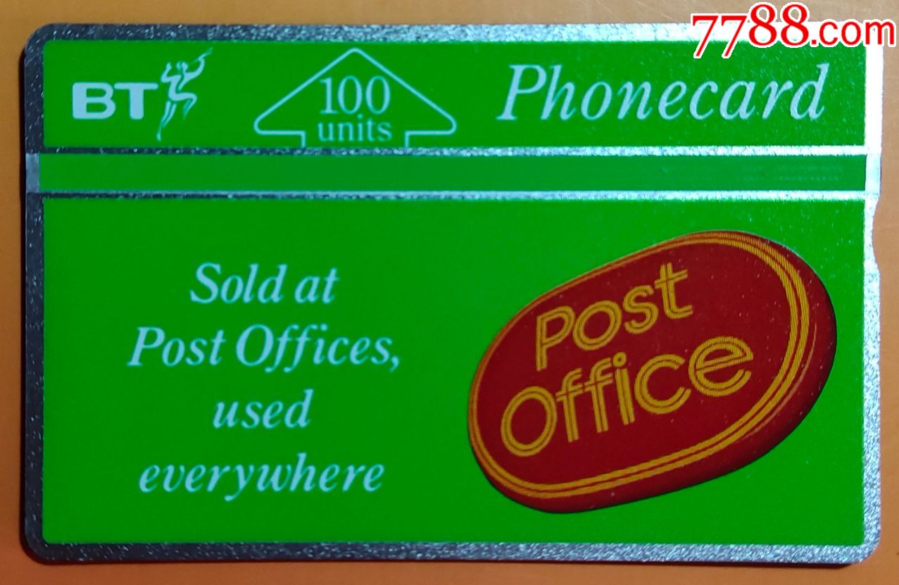 英国电信光学电话卡《邮局》1全旧卡-早期电话磁卡-7788收藏__收藏