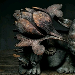 大·清木雕玉兔献瑞木雕一对(se71065187)_7788收藏__收藏热线