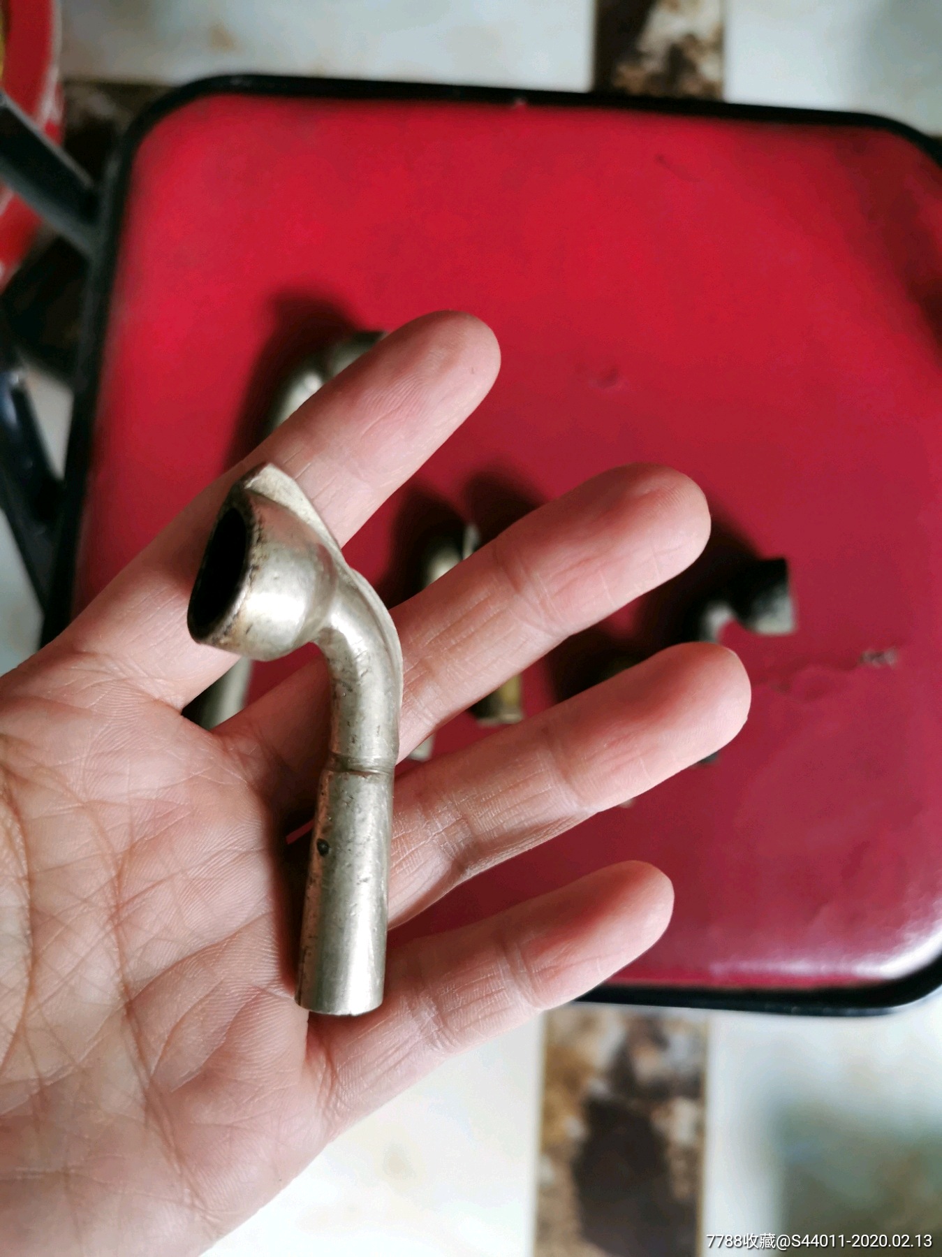 铜烟锅,白铜黄铜,老民俗收藏-其他烟具-7788收藏