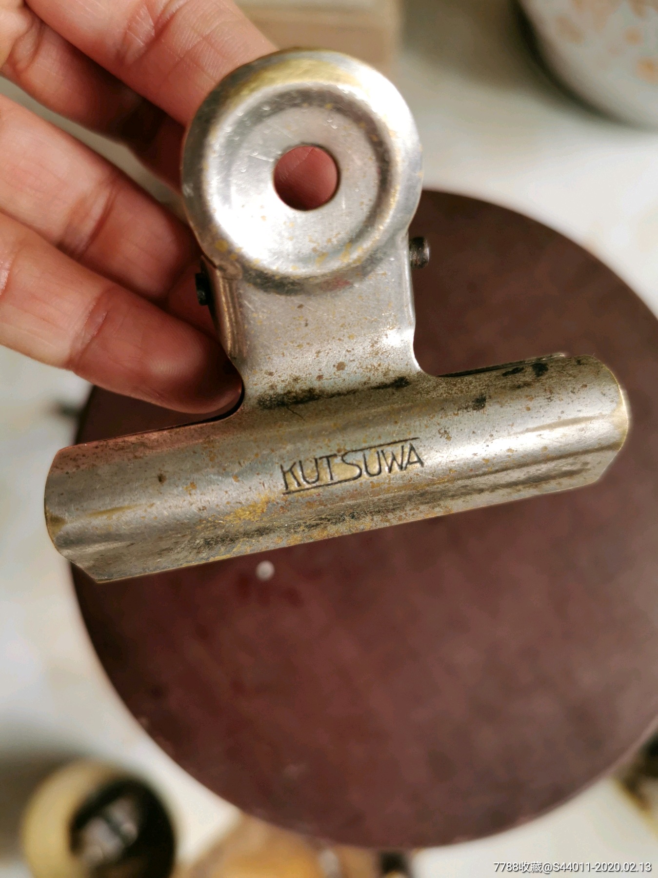 伪满铜夹子,老物件