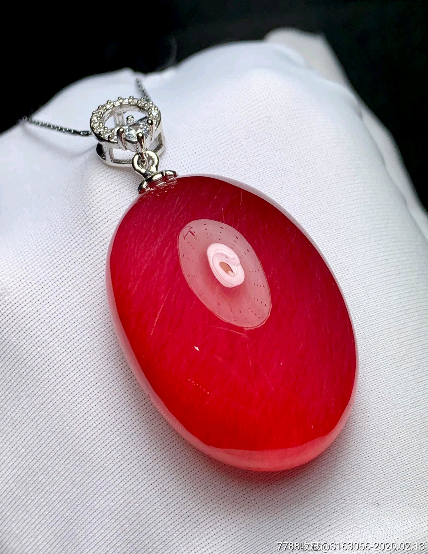 本命年必备火热的恋情极品纯天然红发晶蛋