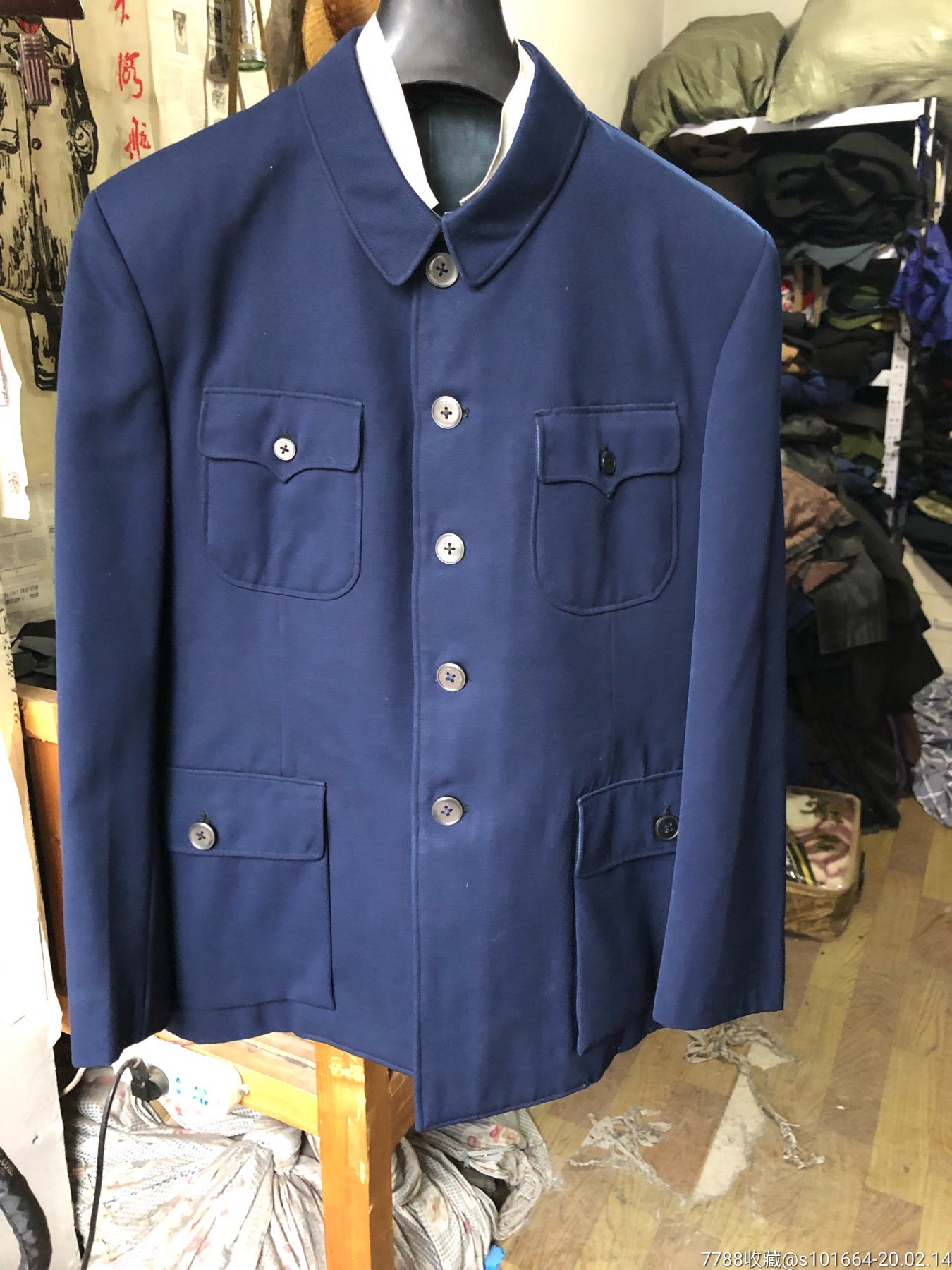 老式中山装小号