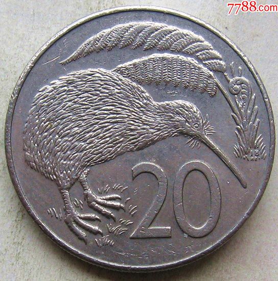 1987年新西兰硬币20分