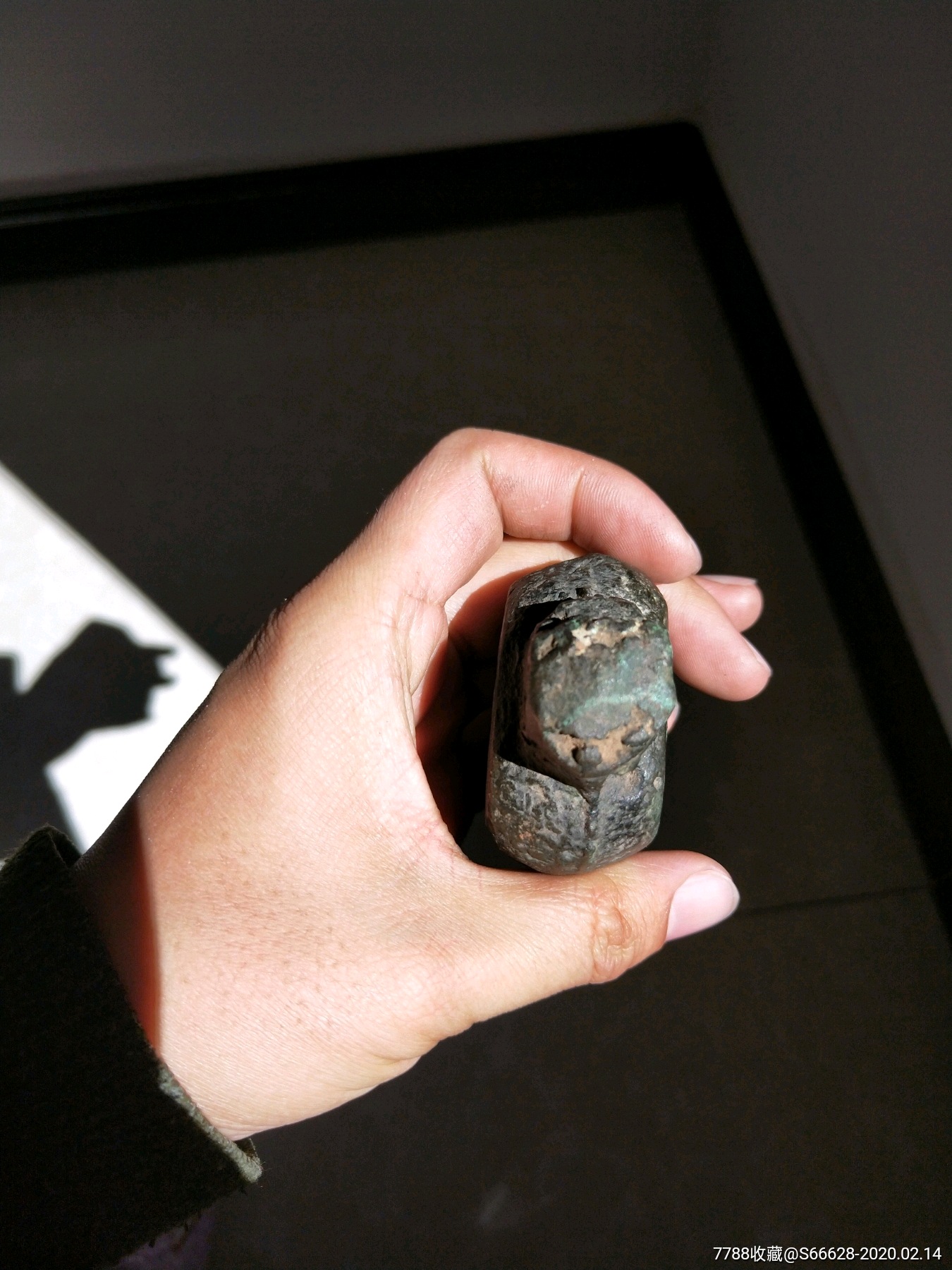 明代铜砝码大还算完整品差点刻字如图包老保真