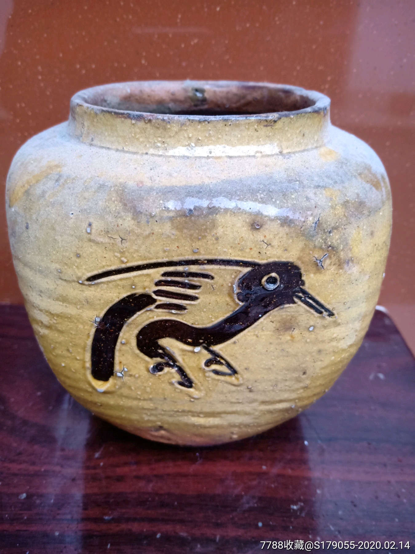 马口窑刻画方坛