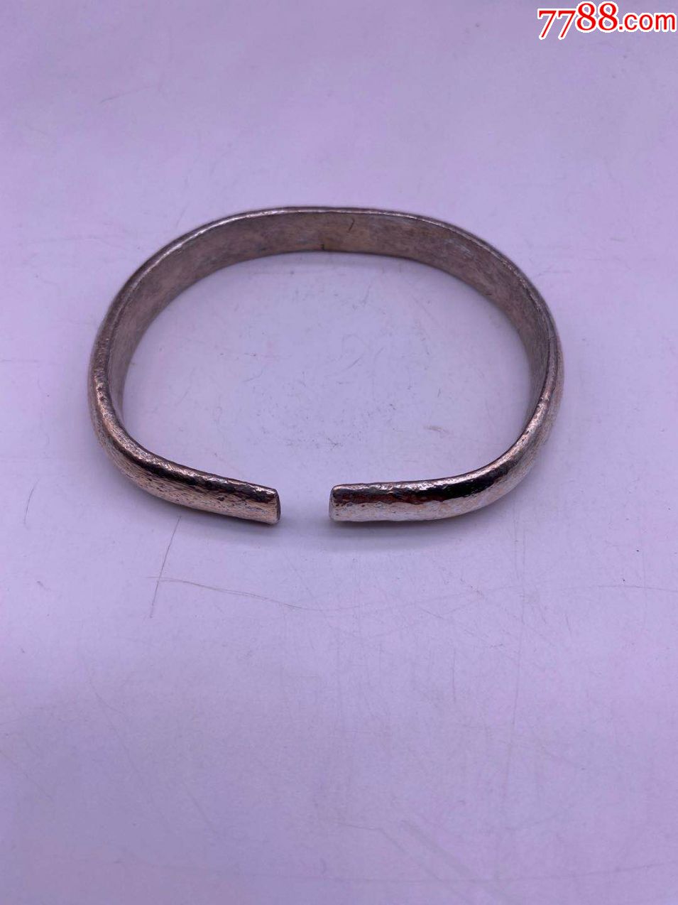 老银手镯内径648厘米含银量不高品相如图150包快递