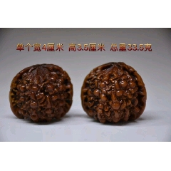 文玩核桃雕刻葫芦手把件一对(se71089793)_7788收藏__收藏热线