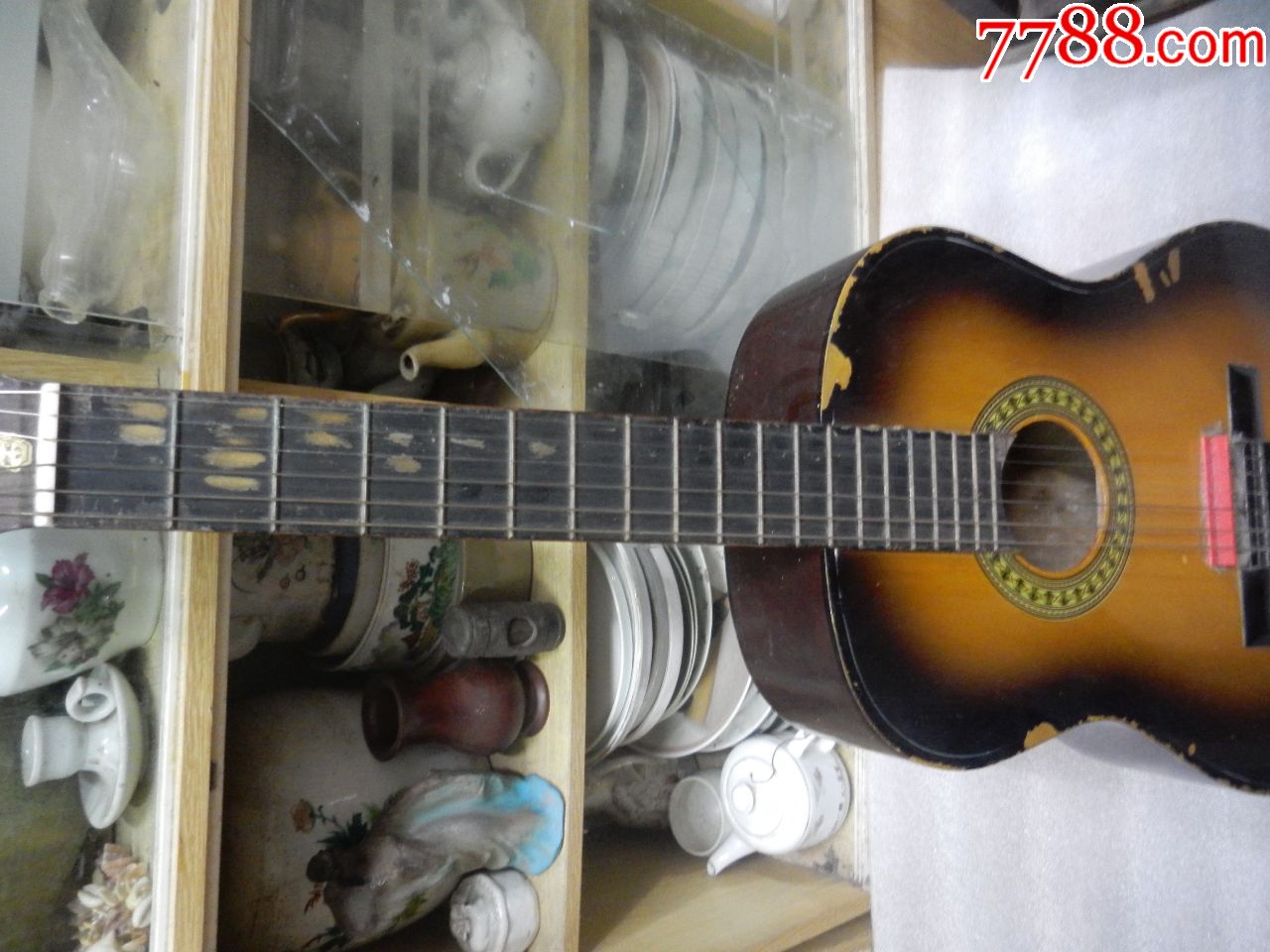 早期出口大号实木梅花牌吉他(抢购价)