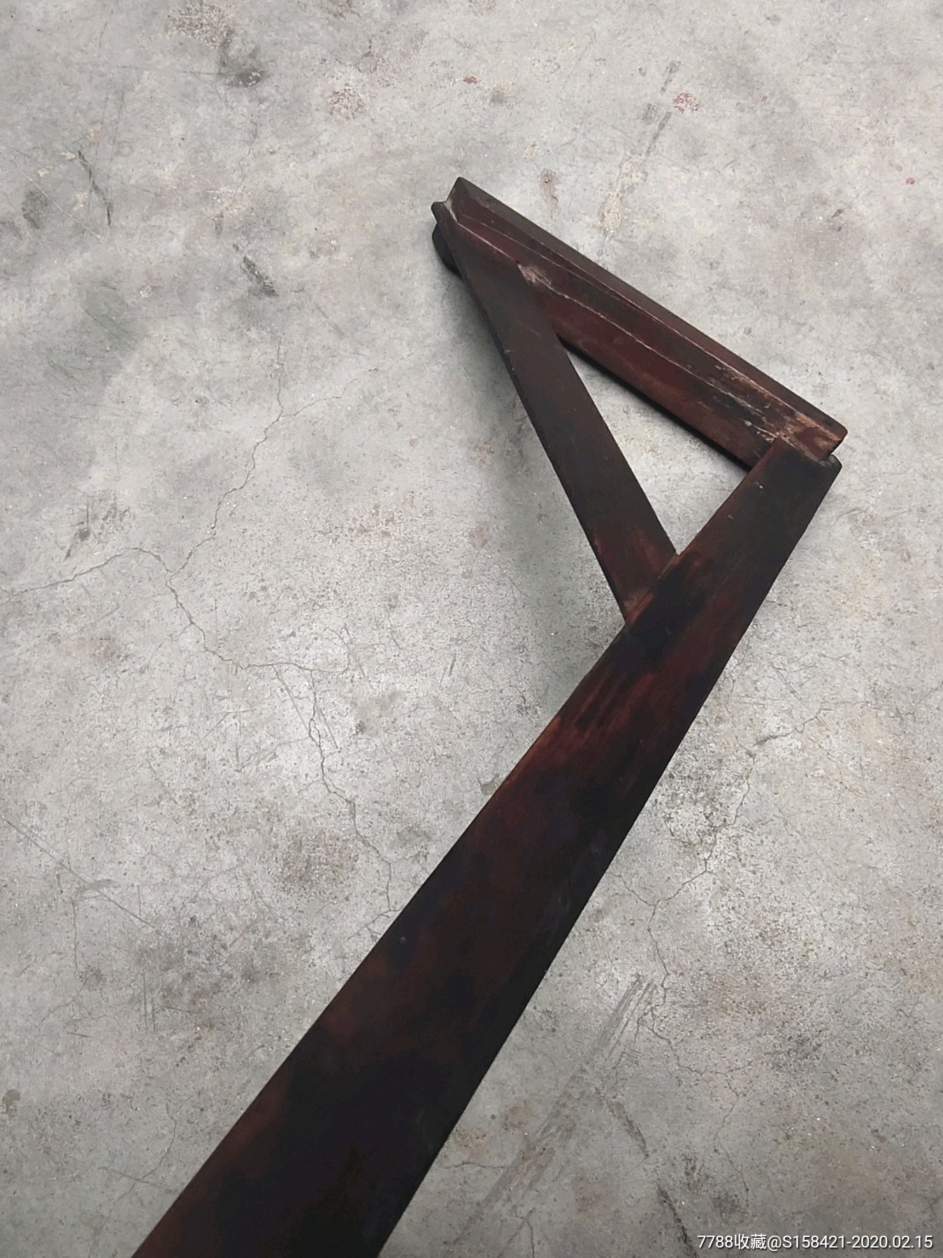 南通老柞榛鲁班工具角尺老木匠工具