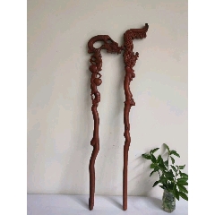 黄杨木龙凤拐杖(se71107562)_7788收藏__收藏热线